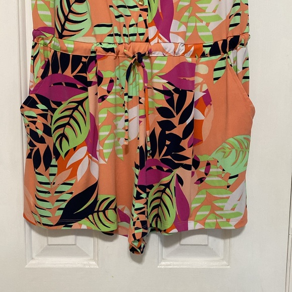 Kaari Blue Floral Romper - Picture 5 of 6